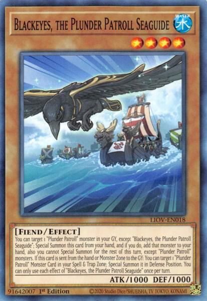 Blackeyes, the Plunder Patroll Seaguide (LIOV-EN018) [Common] - Yu-Gi-Oh!