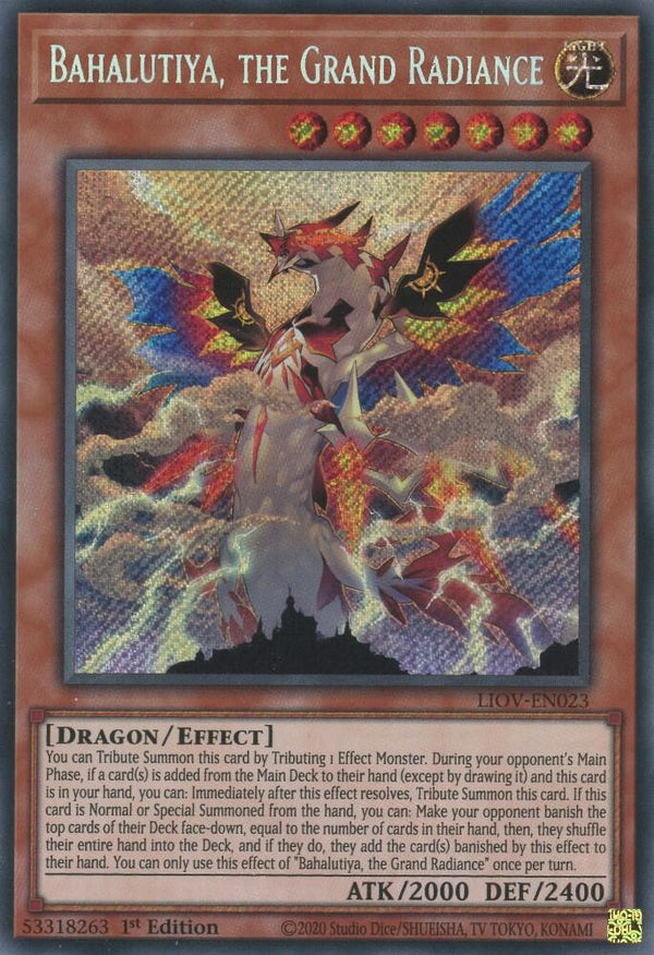 Bahalutiya, the Grand Radiance (LIOV-EN023) [Secret Rare] - Yu-Gi-Oh!