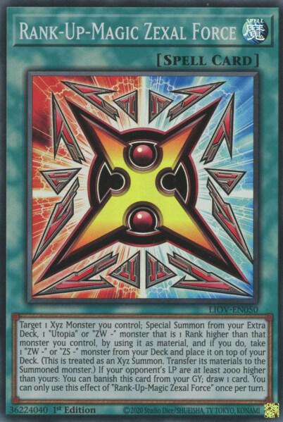 Rank-Up-Magic Zexal Force (LIOV-EN050) [Super Rare] - Yu-Gi-Oh!