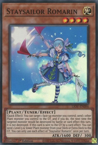 Staysailor Romarin (LIOV-EN094) [Super Rare] - Yu-Gi-Oh!