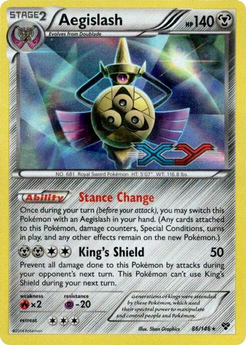 Aegislash - 86/146 (Prerelease) - Pokémon