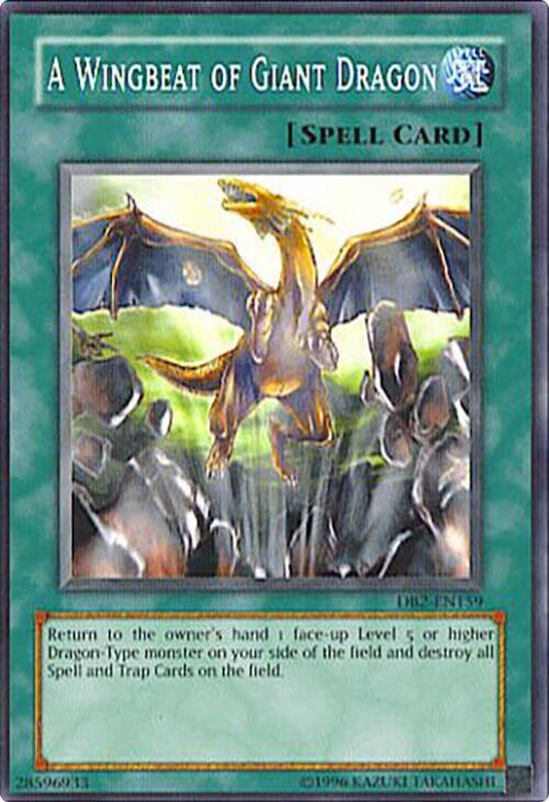 A Wingbeat of Giant Dragon (DB2-EN159) [Common] - Yu-Gi-Oh!
