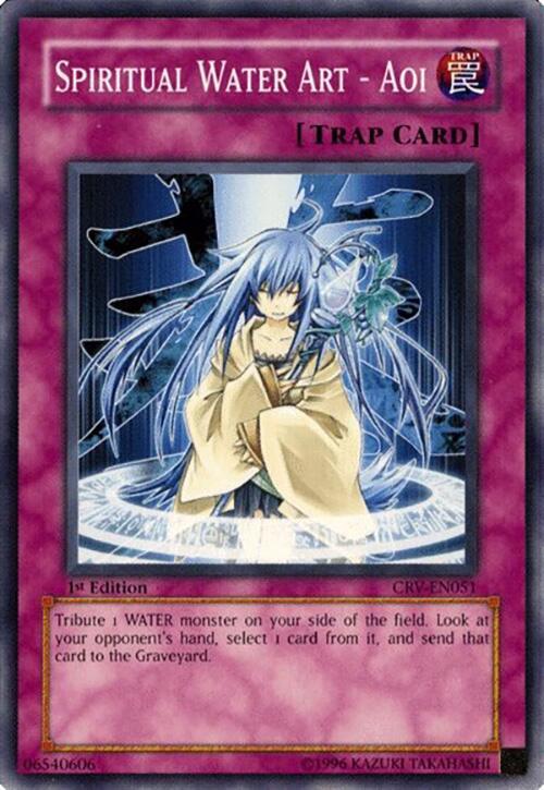 Spiritual Water Art - Aoi (CRV-EN051) [Common] - Yu-Gi-Oh!