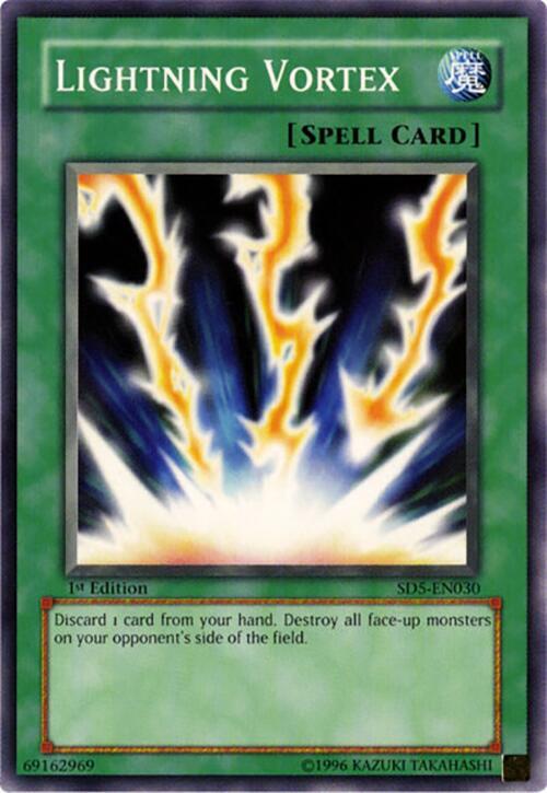 Lightning Vortex (SD5-EN030) [Common] - Yu-Gi-Oh!