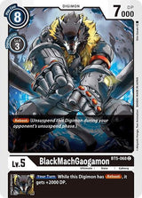 BlackMachGaogamon - Digimon Card Game