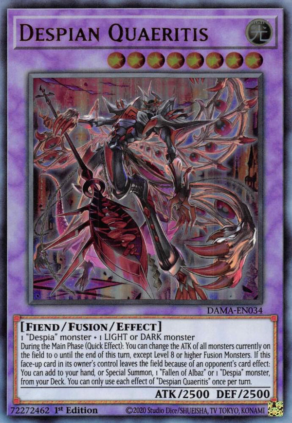 Despian Quaeritis (DAMA-EN034) [Ultra Rare] - Yu-Gi-Oh!