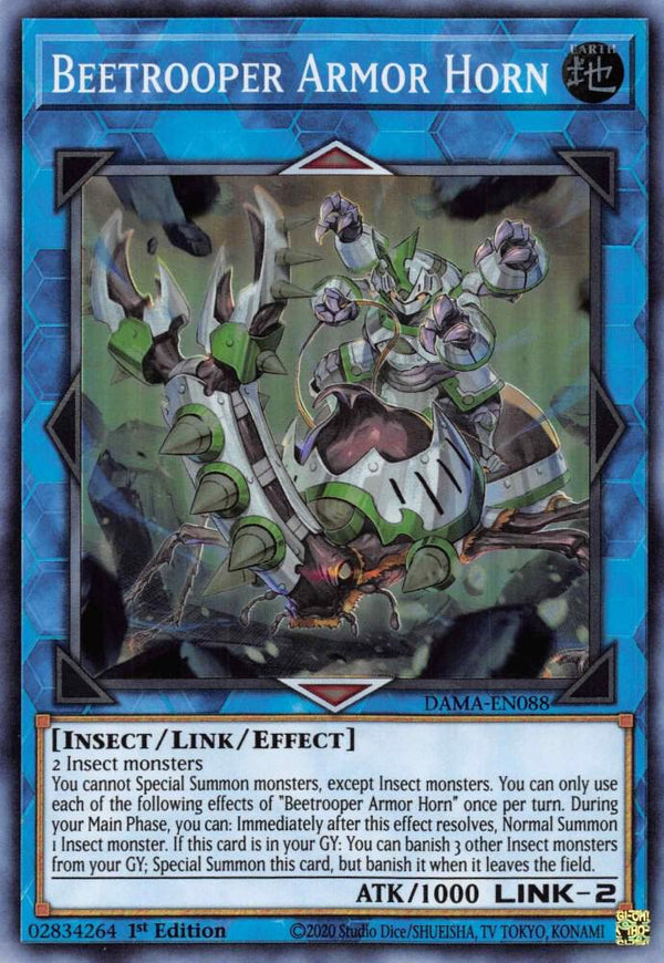 Beetrooper Armor Horn (DAMA-EN088) [Super Rare] - Yu-Gi-Oh!