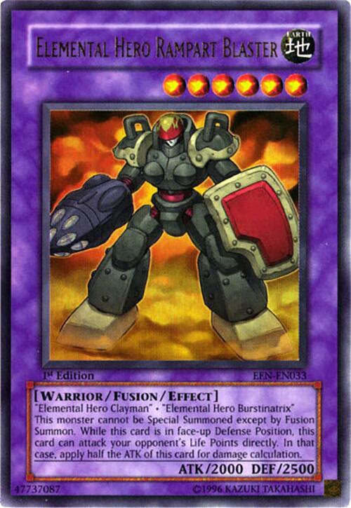 Elemental HERO Rampart Blaster (EEN-EN033) [Ultra Rare] - Yu-Gi-Oh!