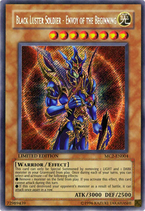 Black Luster Soldier - Envoy of the Beginning (MC2-EN004) [Secret Rare] - Yu-Gi-Oh!