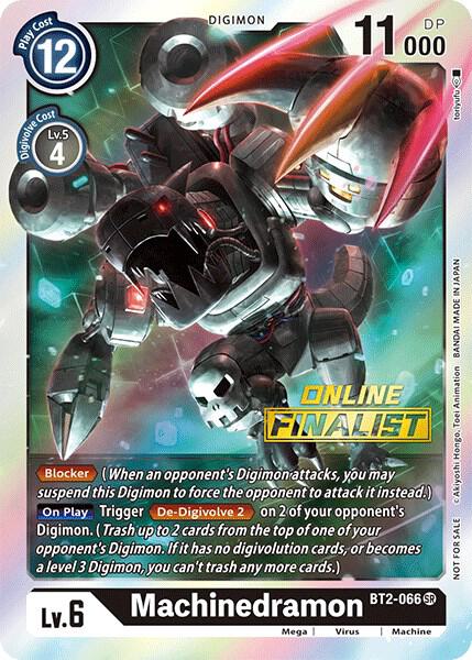 Machinedramon - BT2-066 (2021 Championship Online Regional) [Online Finalist]