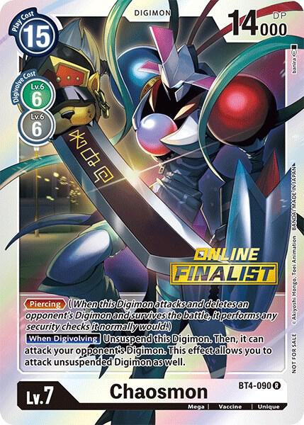 Chaosmon - BT4-090 (2021 Championship Online Regional) [Online Finalist]