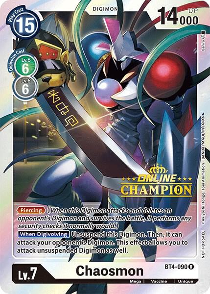 Chaosmon - BT4-090 (2021 Championship Online Regional) [Online Champion]