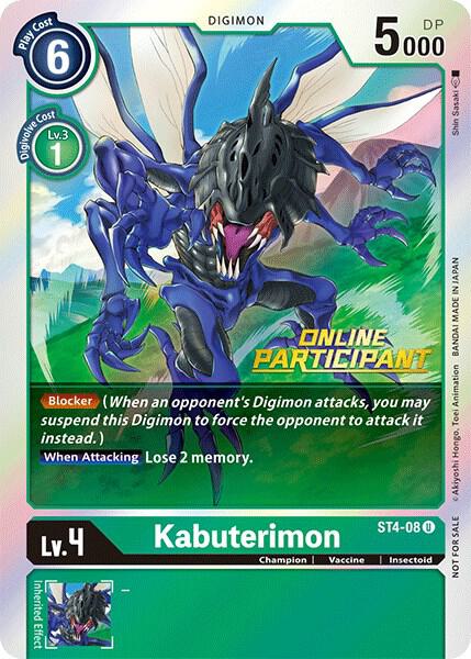 Kabuterimon - ST4-08 (2021 Championship Online Regional) [Online Participant]