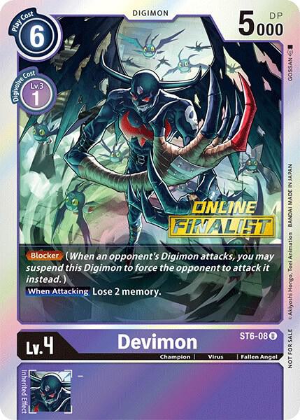 Devimon - ST6-08 (2021 Championship Online Regional) [Online Finalist]