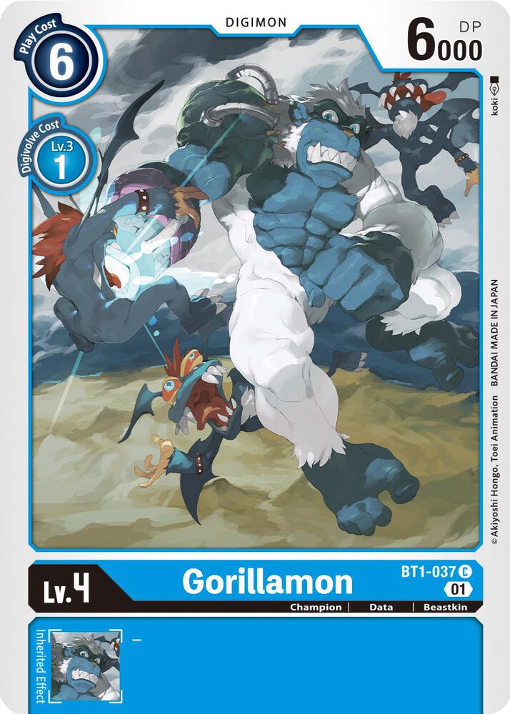 Gorillamon - BT1-037 (Alternate Art)
