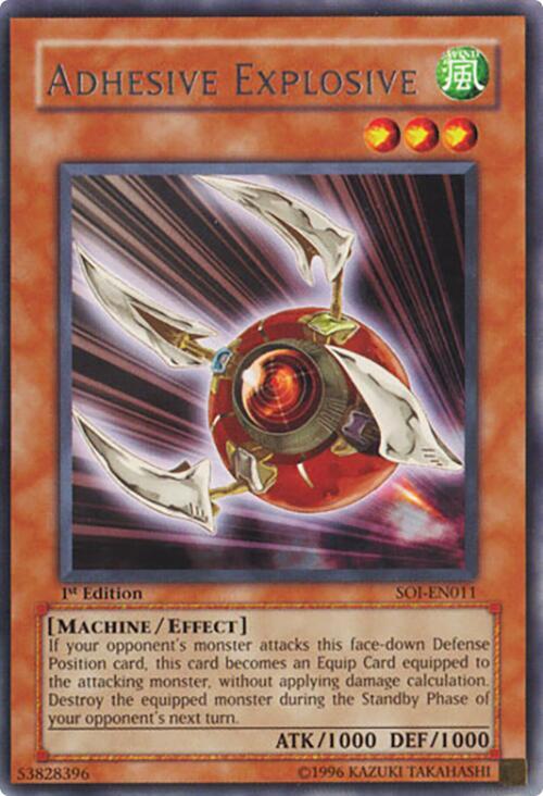 Adhesive Explosive (SOI-EN011) [Rare] - Yu-Gi-Oh!