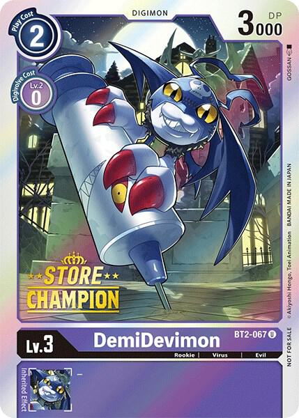 DemiDevimon - BT2-067 (Store Champion)
