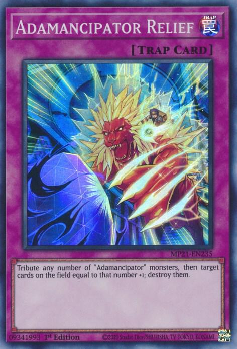 Adamancipator Relief (MP21-EN235) [Super Rare] - Yu-Gi-Oh!