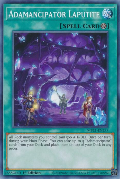 Adamancipator Laputite (MP21-EN233) [Common] - Yu-Gi-Oh!