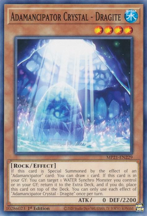 Adamancipator Crystal - Dragite (MP21-EN229) [Common] - Yu-Gi-Oh!
