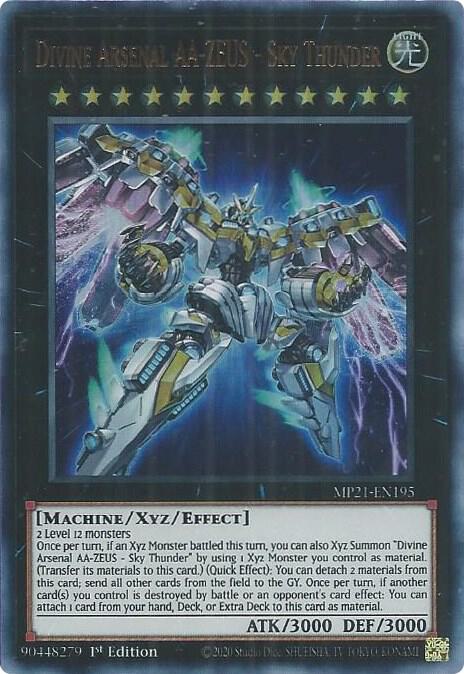 Divine Arsenal AA-ZEUS - Sky Thunder (MP21-EN195) [Ultra Rare] - Yu-Gi-Oh!