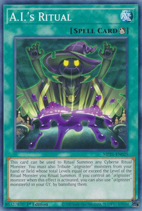 A.I.'s Ritual (MP21-EN025) [Common] - Yu-Gi-Oh!