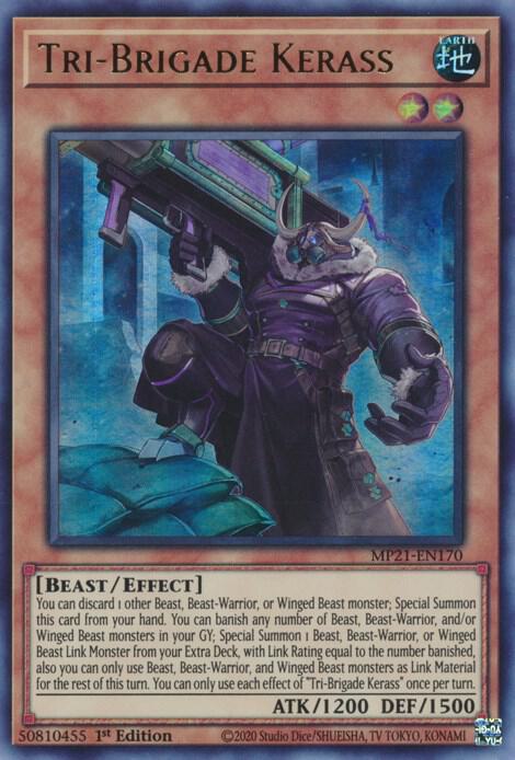 Tri-Brigade Kerass (MP21-EN170) [Ultra Rare] - Yu-Gi-Oh!