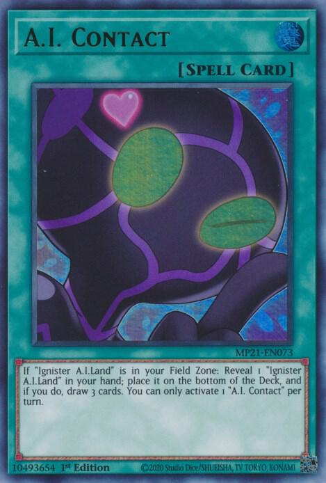 A.I. Contact (MP21-EN073) [Ultra Rare] - Yu-Gi-Oh!