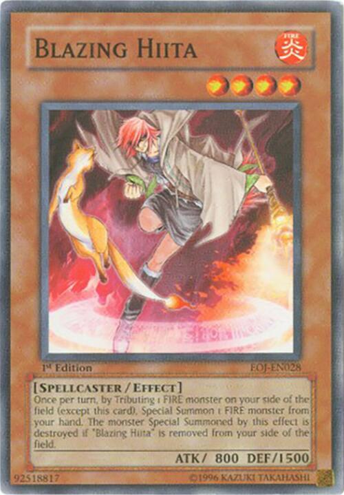 Blazing Hiita (EOJ-EN028) [Common] - Yu-Gi-Oh!