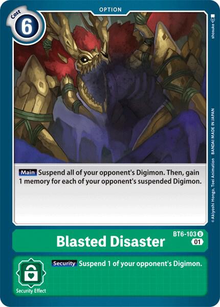 Blasted Disaster - Digimon Card Game