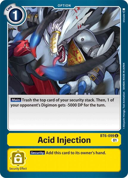 Acid Injection - Digimon Card Game