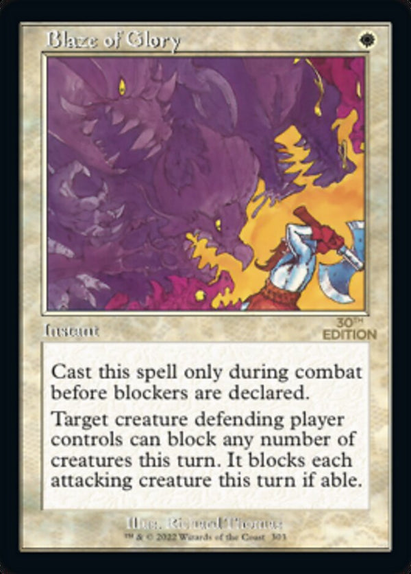 Blaze of Glory (Retro) [30th Anniversary Edition] - Magic: The Gathering