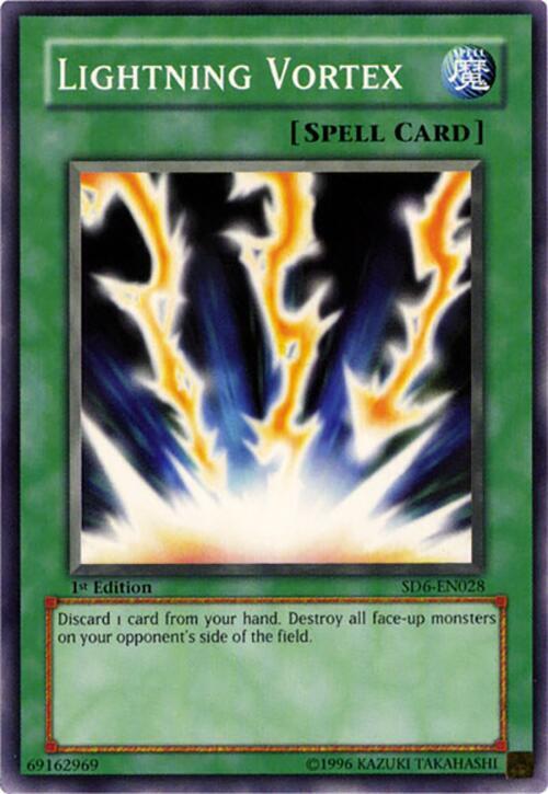 Lightning Vortex (SD6-EN028) [Common] - Yu-Gi-Oh!