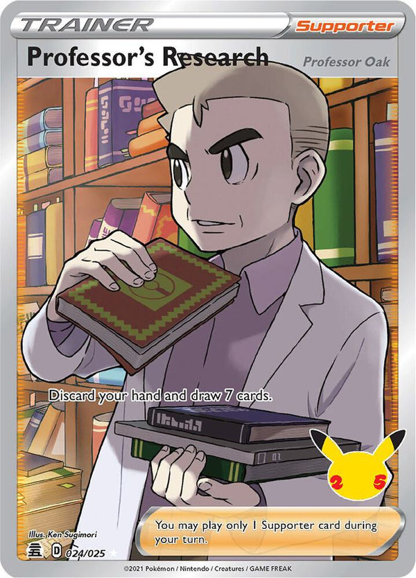 Professor's Research [Professor Oak] (Full Art) - Pokémon
