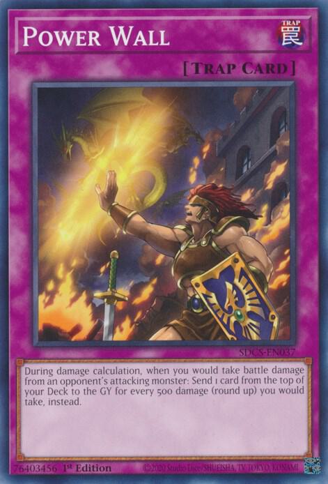 Power Wall (SDCS-EN037) [Common] - Yu-Gi-Oh!