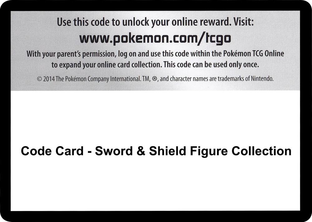 Code Card - Sword & Shield Figure Collection