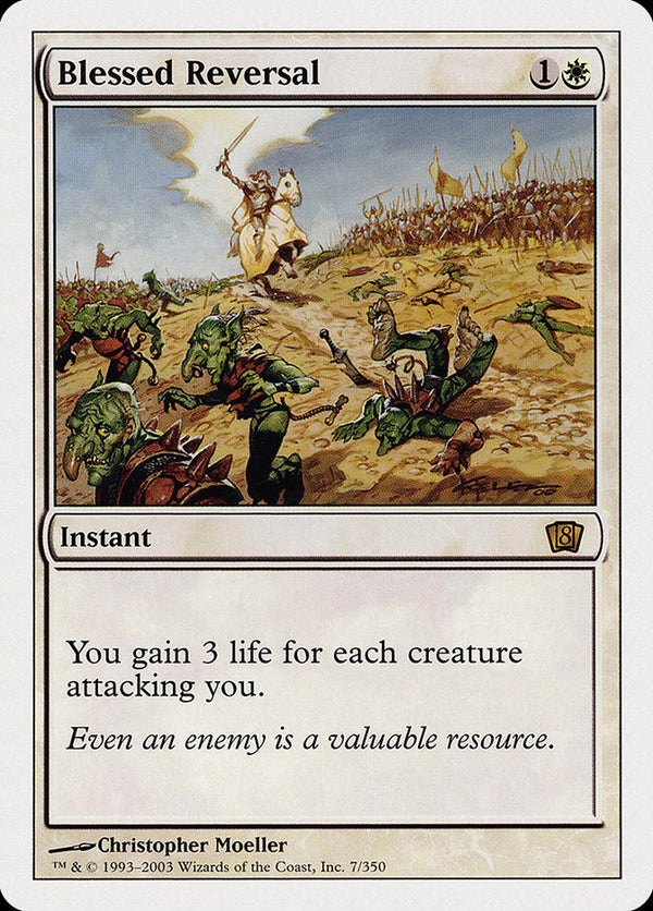 Blessed Reversal [Eighth Edition] - Magic: The Gathering