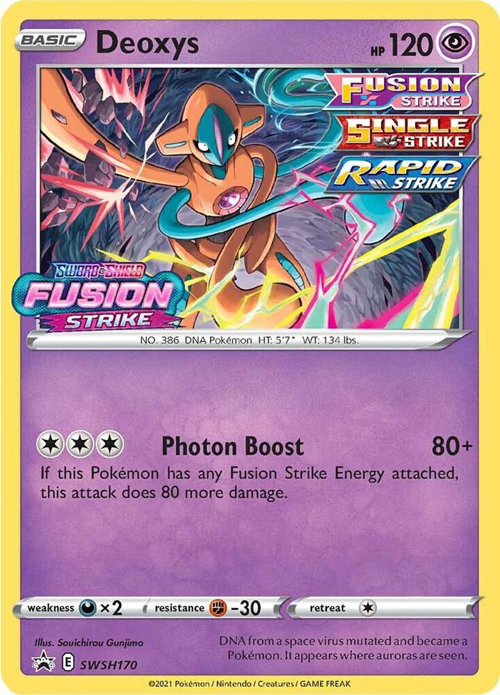 Deoxys - SWSH170 (Prerelease)