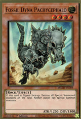 Fossil Dyna Pachycephalo (MGED-EN008) [Premium Gold Rare] - Yu-Gi-Oh!