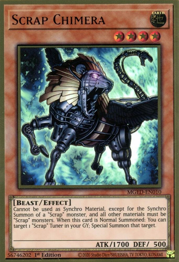 Scrap Chimera (MGED-EN010) [Premium Gold Rare] - Yu-Gi-Oh!