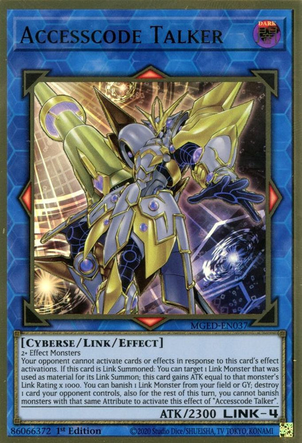Accesscode Talker (MGED-EN037) [Premium Gold Rare] - Yu-Gi-Oh!