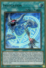 Invocation (MGED-EN044) [Premium Gold Rare] - Yu-Gi-Oh!