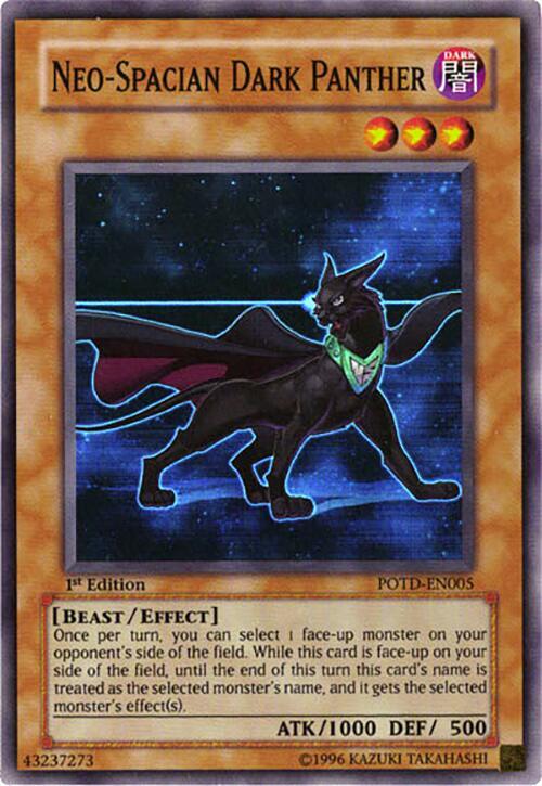 Neo-Spacian Dark Panther (POTD-EN005) [Super Rare] - Yu-Gi-Oh!
