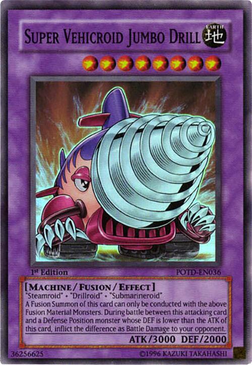 Super Vehicroid Jumbo Drill (POTD-EN036) [Super Rare] - Yu-Gi-Oh!