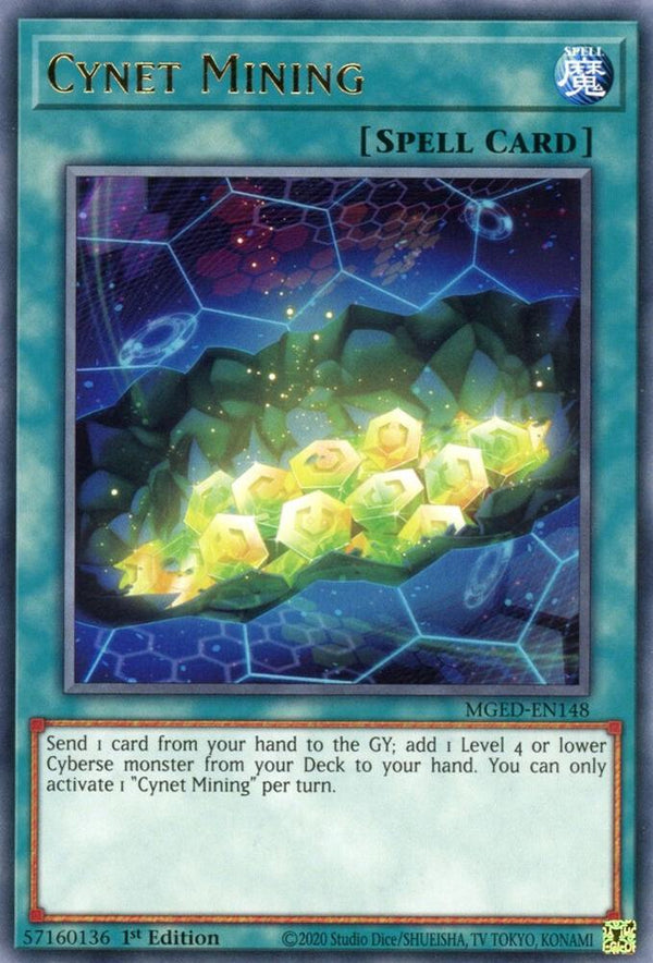 Cynet Mining (MGED-EN148) [Rare] - Yu-Gi-Oh!