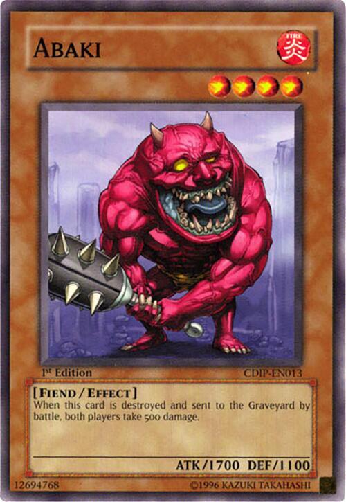 Abaki (CDIP-EN013) [Common] - Yu-Gi-Oh!
