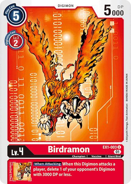 Birdramon - Digimon Card Game
