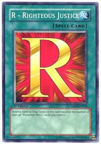 R - Righteous Justice