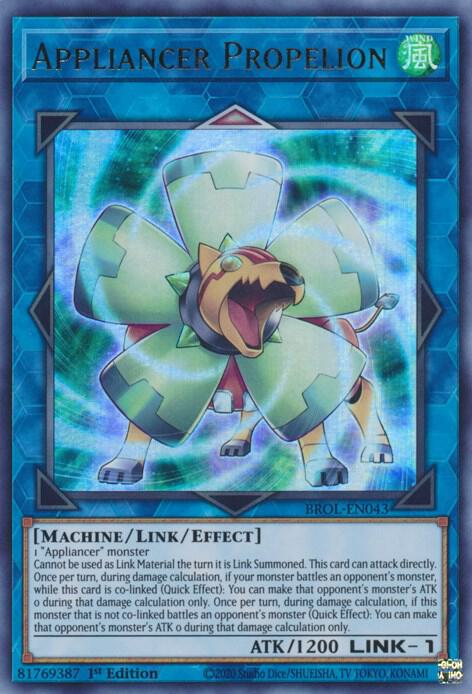 Appliancer Propelion (BROL-EN043) [Ultra Rare] - Yu-Gi-Oh!