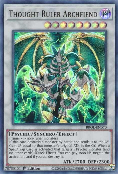 Thought Ruler Archfiend (BROL-EN070) [Ultra Rare] - Yu-Gi-Oh!